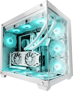 Torre Mars Gaming MCV4 Blanca