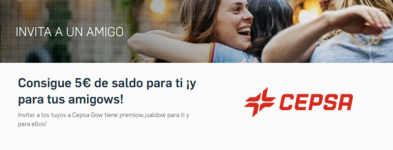 Consigue 5€ de saldo para ti en CEPSA