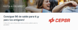 Consigue 5€ de saldo para ti en CEPSA